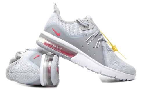 Nike Max Sequent 3 Grey Red For Women